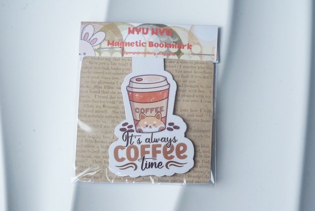 Magnetic Bookmark - Shiba Coffee - NYU NYU