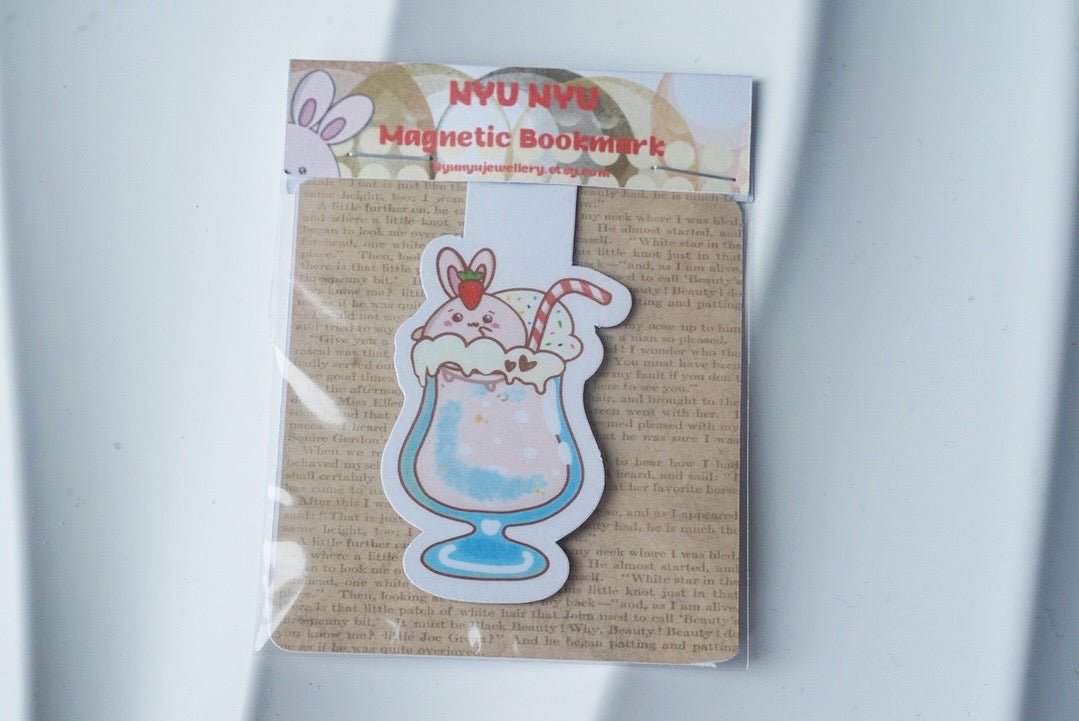 Magnetic Bookmark - Ice cream Bunny - NYU NYU