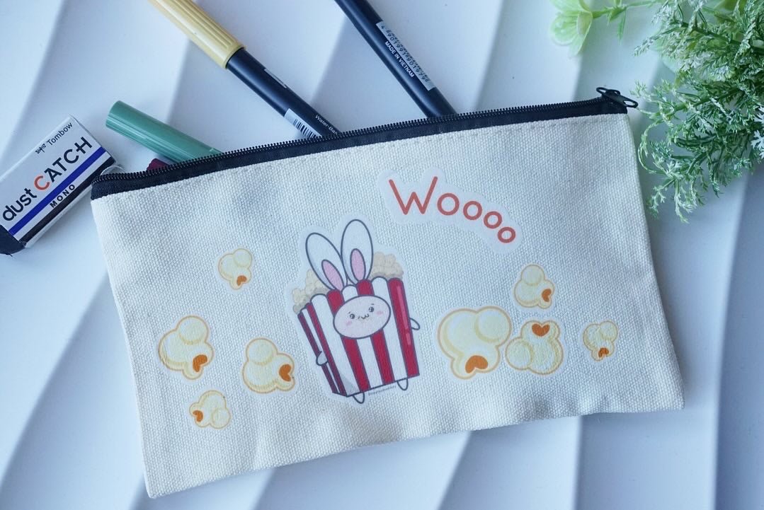 Stationery Bag - Popcorn Bunny - NYU NYU