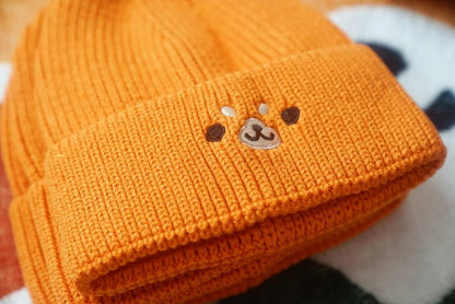 Shiba Inu Embroidery Beanie Hat