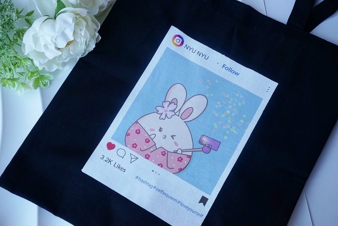 Tote Bag - Instagram Selfie Bunny - NYU NYU