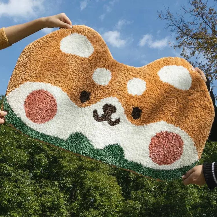 Shiba Inu Soft Bath Mat