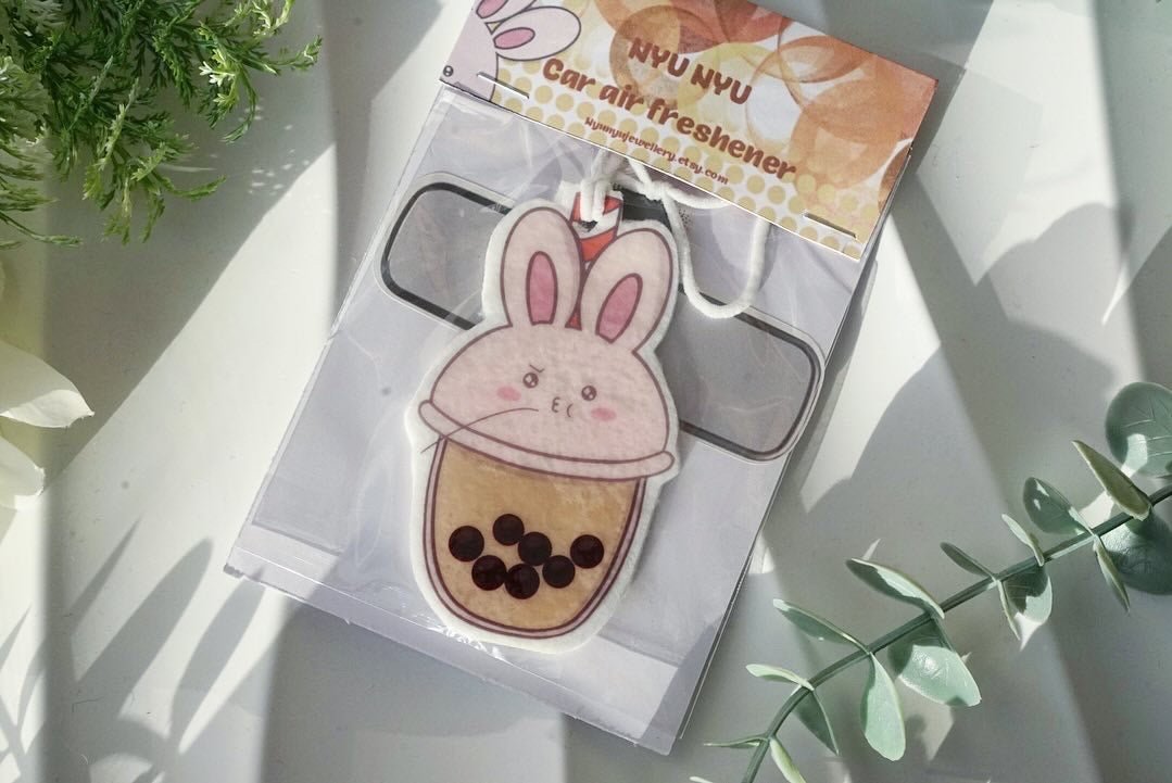 Car air freshener - Boba Bunny - NYU NYU