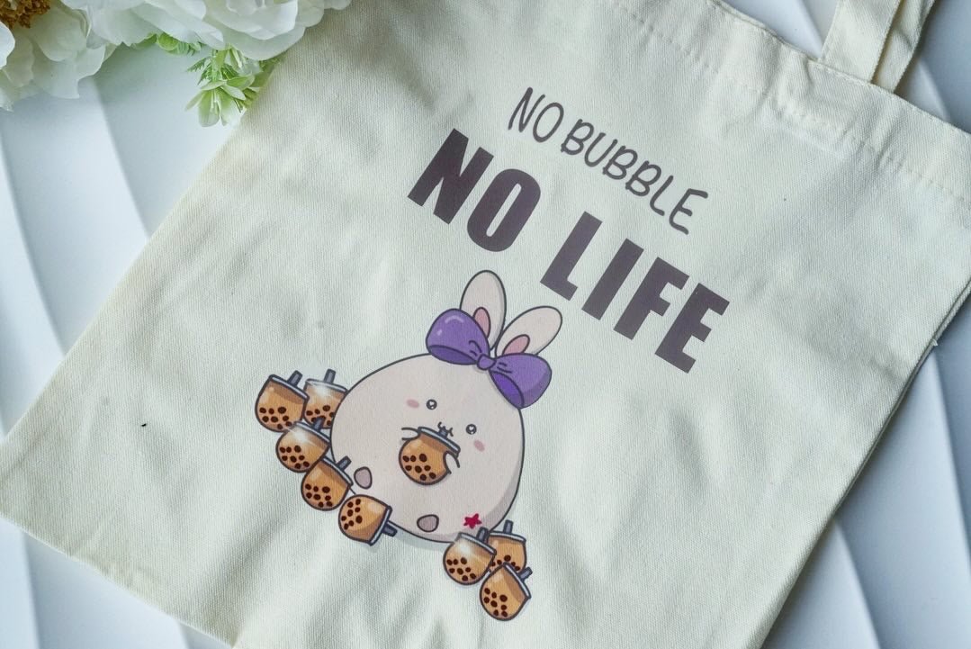 Tote Bag - No Bubble No Life - NYU NYU