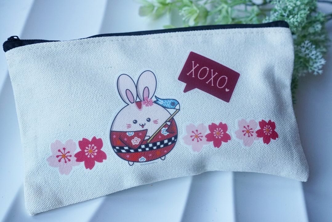 Stationery Bag - Japanese Bunny - NYU NYU