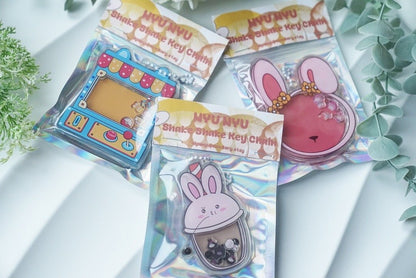 Shaker Key Chain - Bunny Boba - NYU NYU