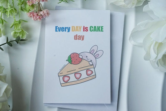 Greetings Card - Everyday Is Cake Day - NYU NYU