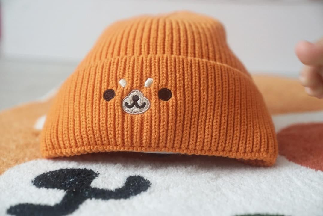 Shiba Inu Embroidery Beanie Hat