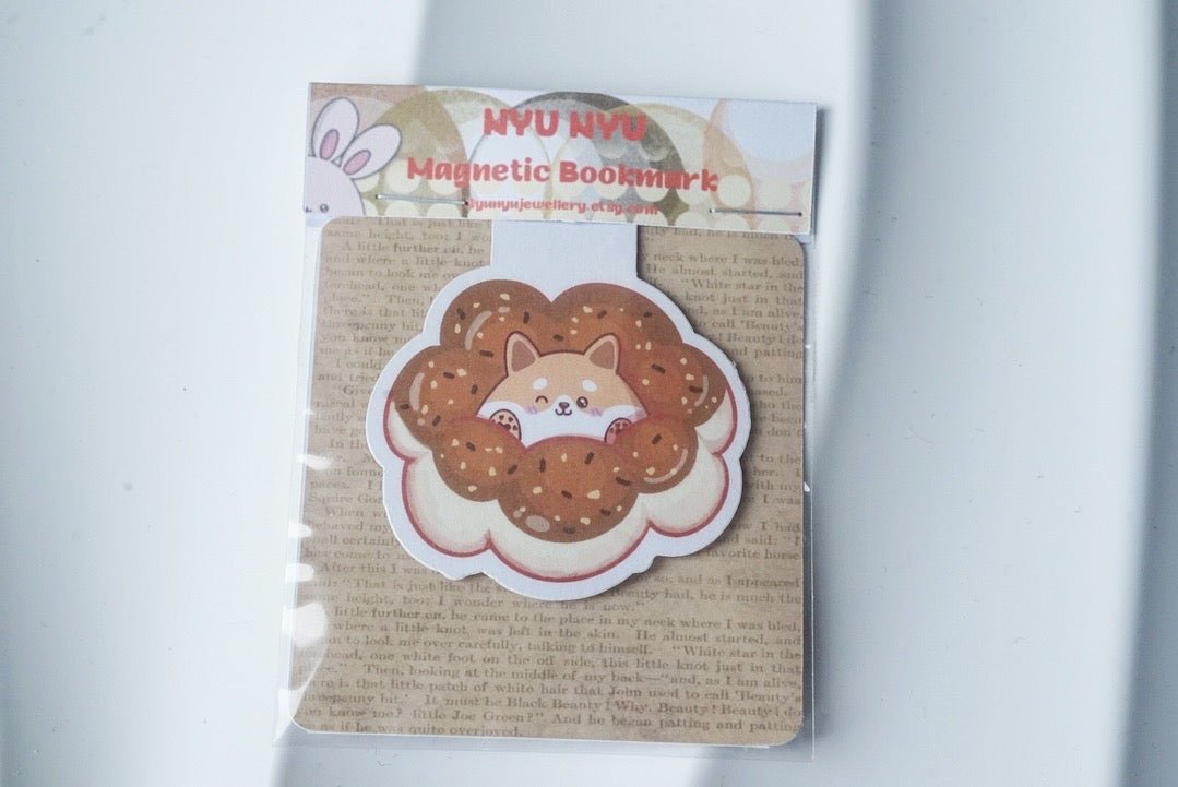Magnetic Bookmark - Chocolate Donuts - NYU NYU