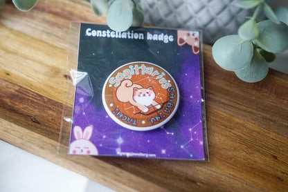 Constellation Badge - Shiba Inu Aquarius Collection - NYU NYU