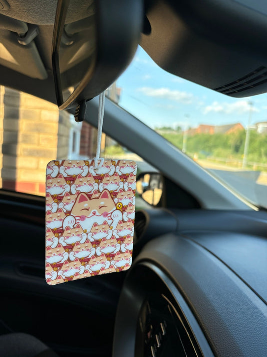 Car Air Freshener - Japanese Lucky Cat - NYU NYU