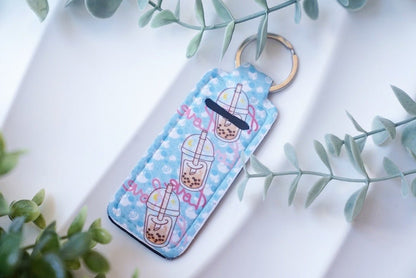 Lip Balm Keychain Holders - Bubble Tea - NYU NYU