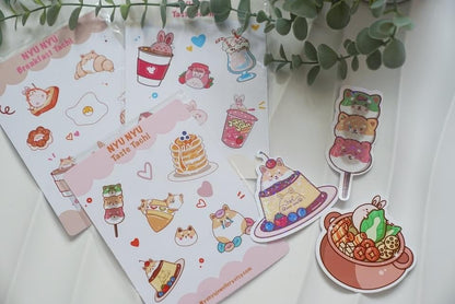 Sticker Sheets - Breakfast Shiba - NYU NYU