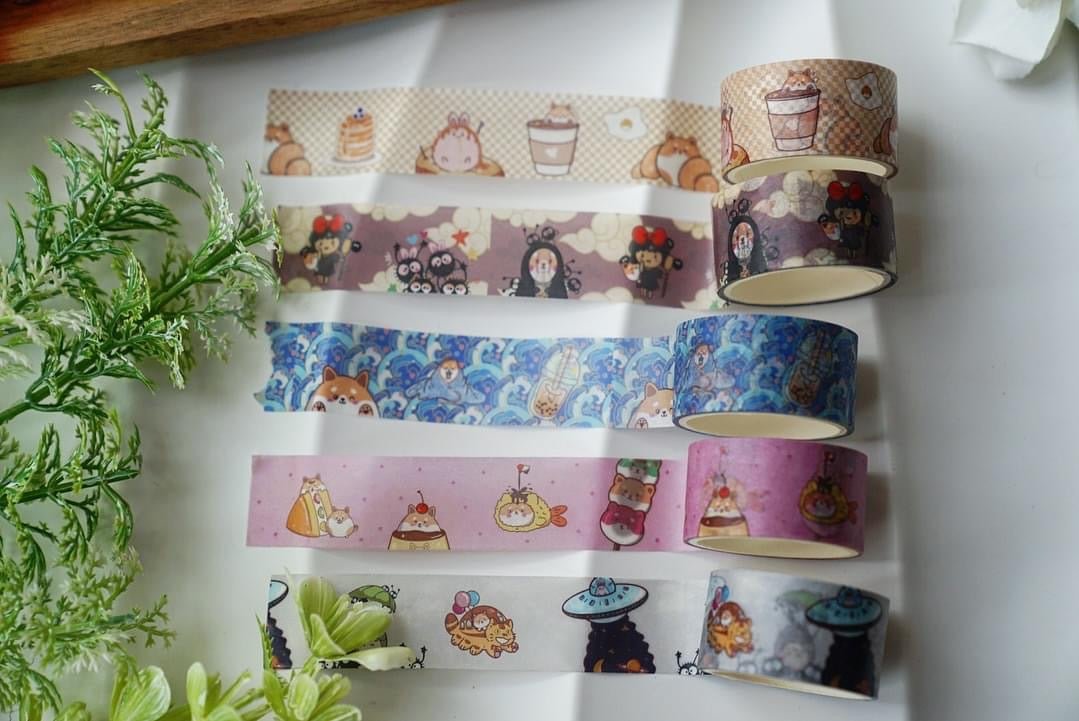 Washi Tape - Desserts Shiba Inu - NYU NYU