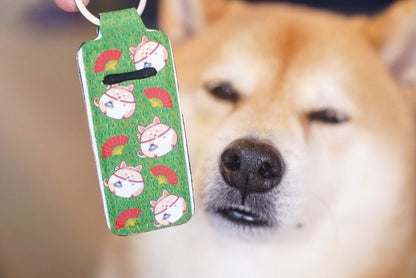 Lip Balm Keychain Holders - Japanese Shiba Inu - NYU NYU