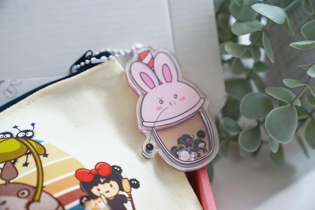 Shaker Key Chain - Bunny Boba - NYU NYU