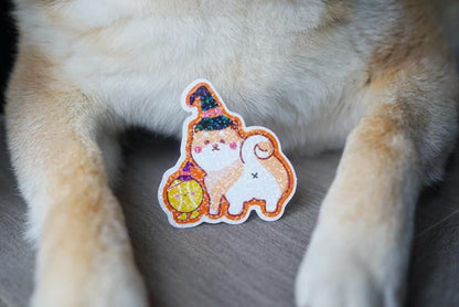 Vinyl stickers - Halloween Shiba with ten ten - NYU NYU