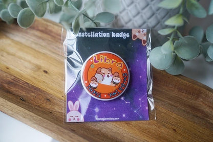 Constellation Badge - Shiba Inu Aquarius Collection - NYU NYU