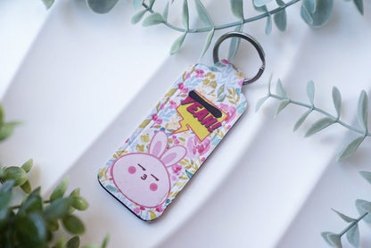 Lip Balm Keychain Holders - Bunny Yeah - NYU NYU