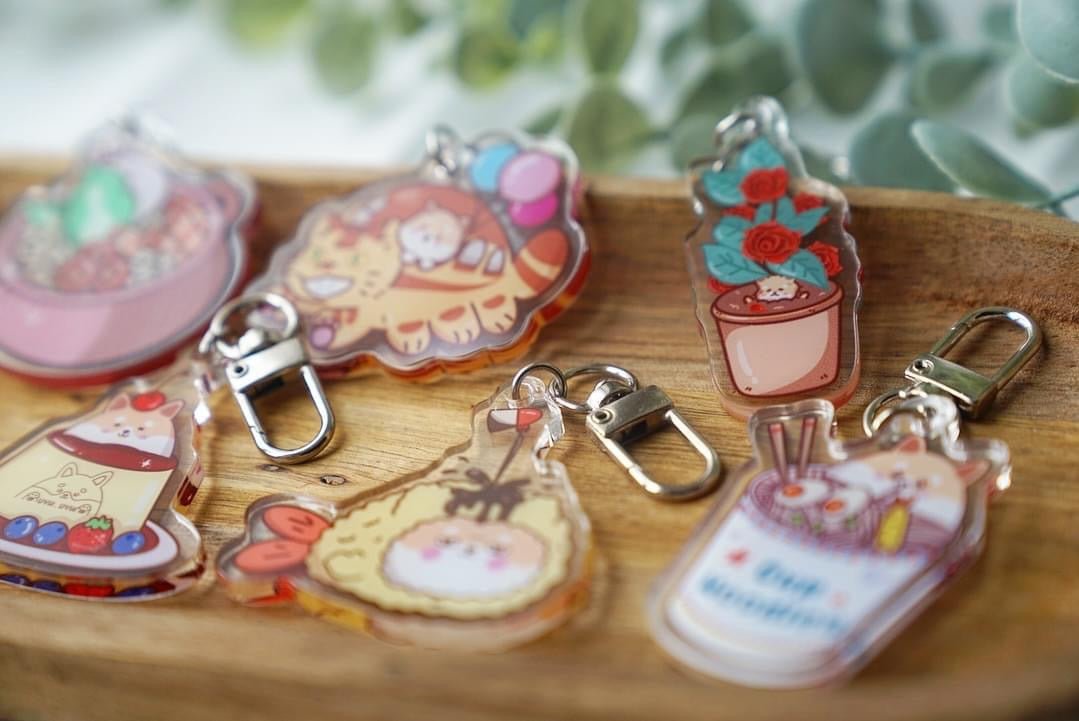 Key chain - Sheimp Tempura Shiba Inu - NYU NYU