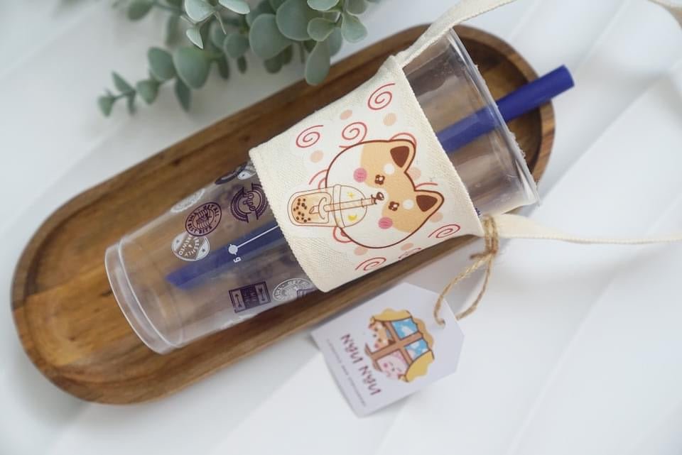 Bubble Tea Cup Slings - Shiba Inu - NYU NYU