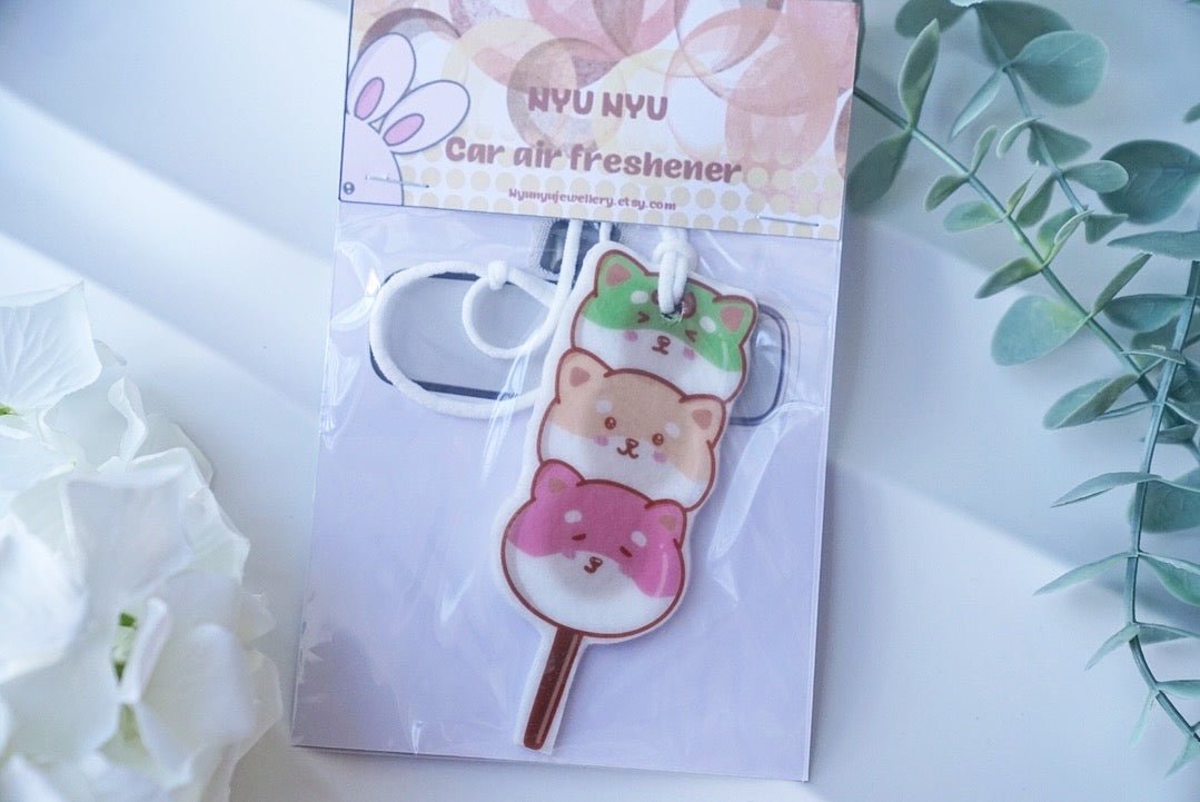 Car Air Freshener - Rice Cake Shiba - NYU NYU