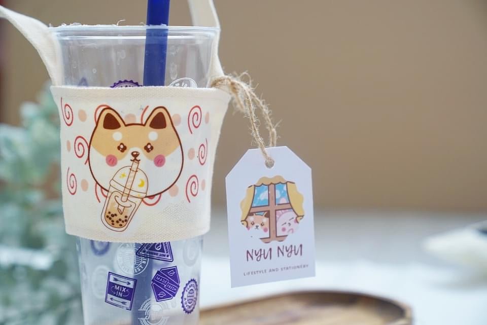 Bubble Tea Cup Slings - Shiba Inu - NYU NYU