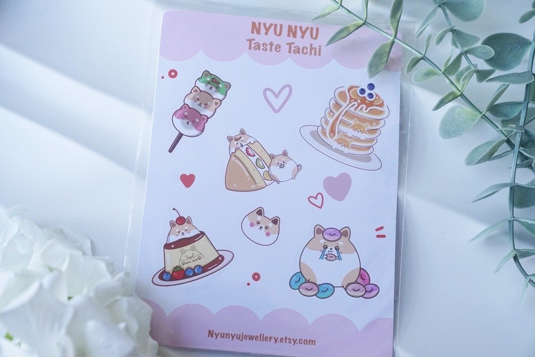 Sticker Sheets - Taste Tachi - NYU NYU