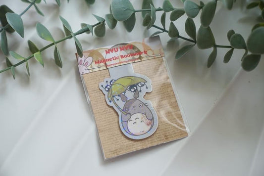 Magnetic Bookmarks - Totoro bubble tea - NYU NYU