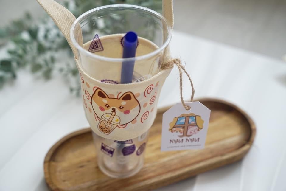 Bubble Tea Cup Slings - Shiba Inu - NYU NYU